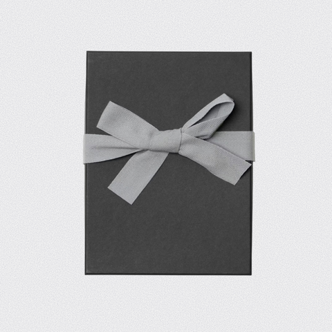 Charcoal with Gray Ribbon