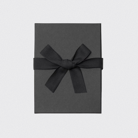 Charcoal with Black Ribbon