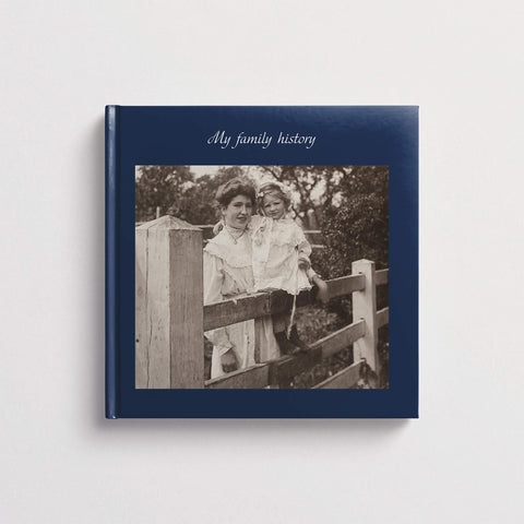 Family history photo book