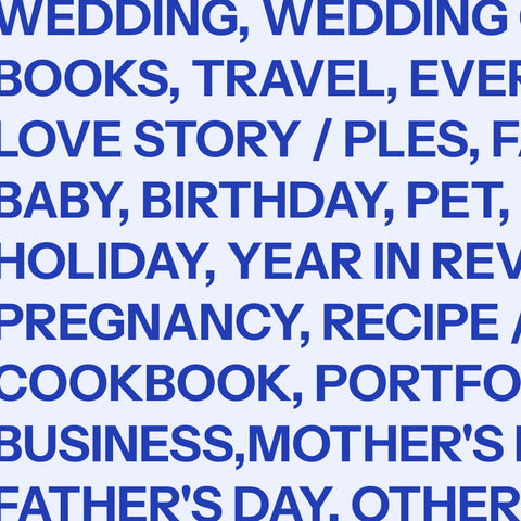 Photo book ideas