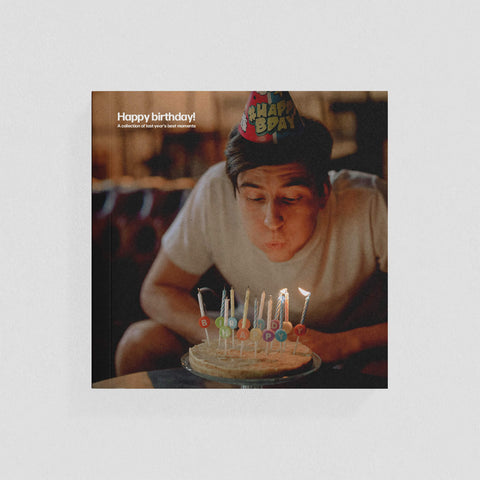 Birthday photo book