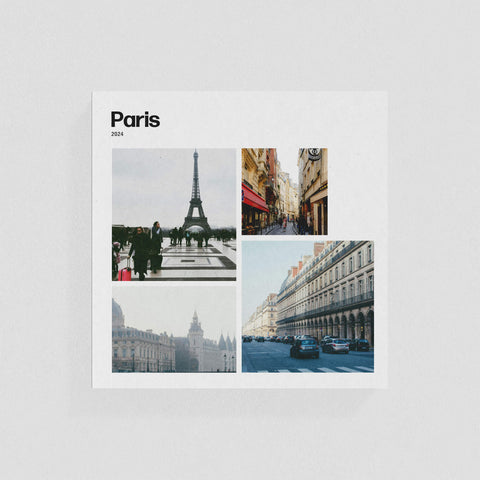 Travel photo book